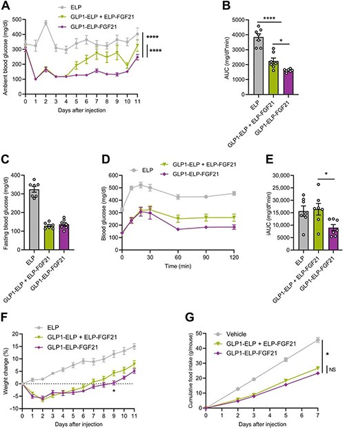 GLP1-ELP-FGF21双激动剂形式在治疗上优于GLP-1 / FGF21单激动剂混淆物 亿万先生mr